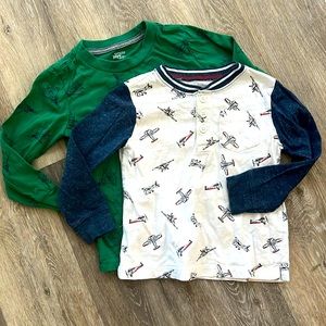 Cute as pie 3T Airplane toddler long-sleeve shirts airshow ready